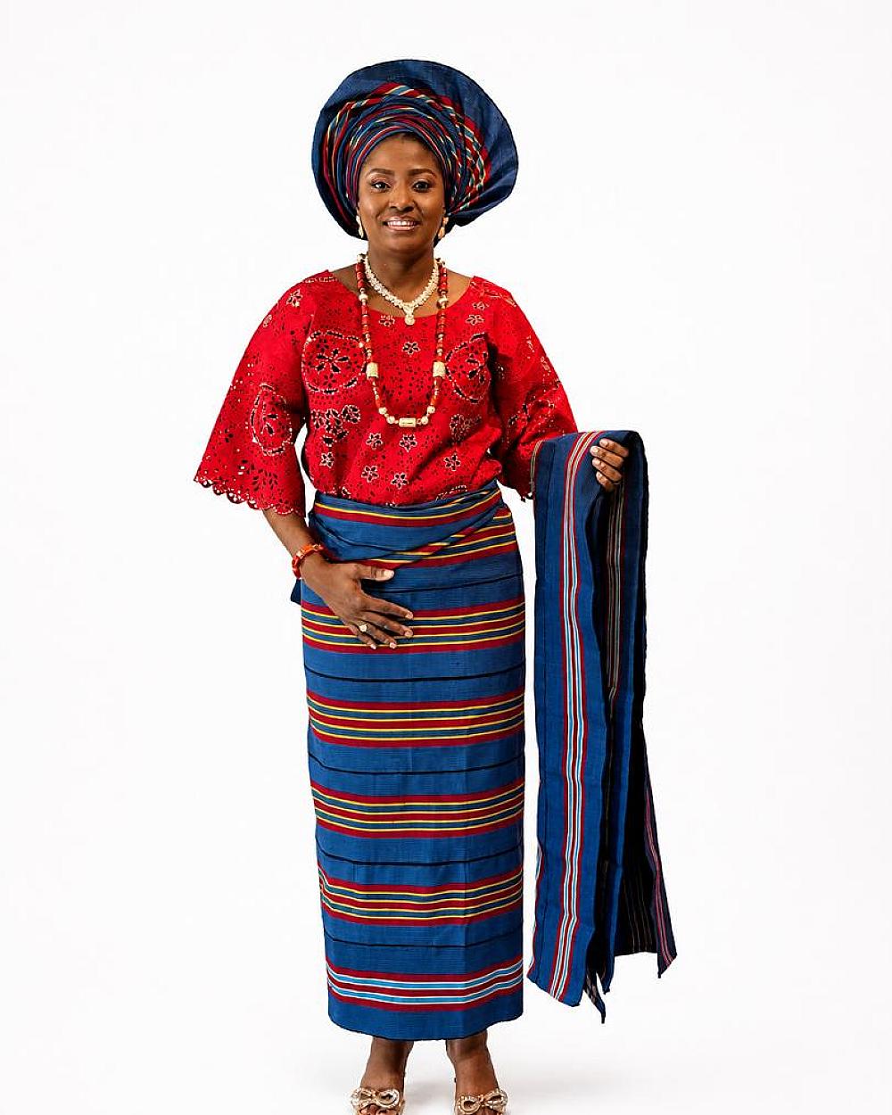 T&T Royal Heritage Stripe Aso-Oke